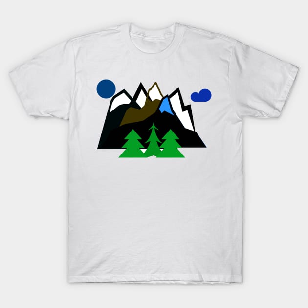Mountain Adventures T-Shirt by L'Appel du Vide Designs by Danielle Canonico